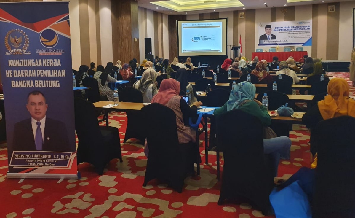 Zuristyo Dorong UMKM Babel Lakukan Standardisasi Produk