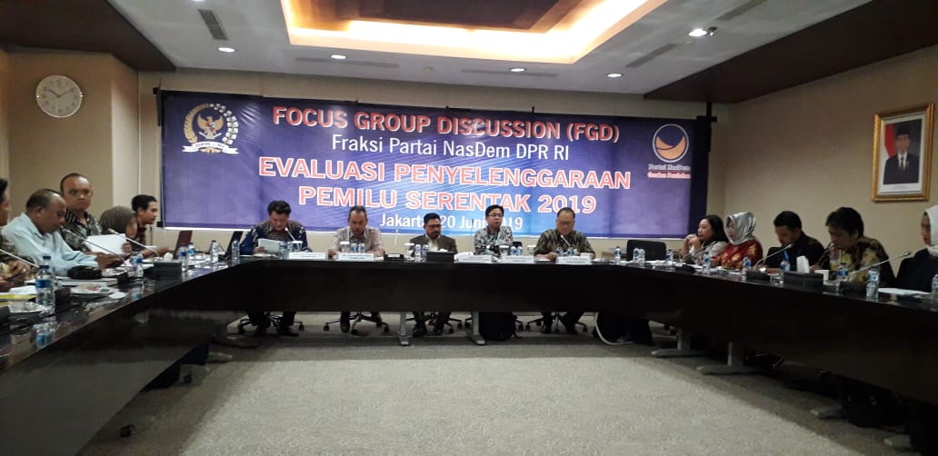 FRAKSI NASDEM DPR RI KEDEPANKAN ASPEK PRUDENSIAL DALAM EVALUASI PEMILU
