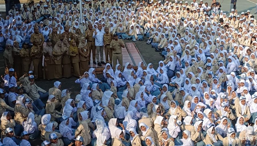 Sambangi Almamater, Yoyok Memotivasi Siswa agar Sukses Meraih Cita-Cita