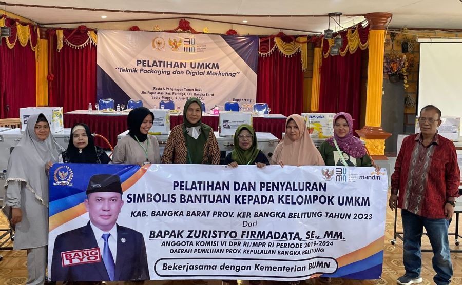 Zuristyo Konsisten Kembangkan UMKM di Bangka Belitung